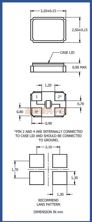 ILCX13-JJ2F7-16.000MHz,ILSI进口晶振,ILCX13无源晶振