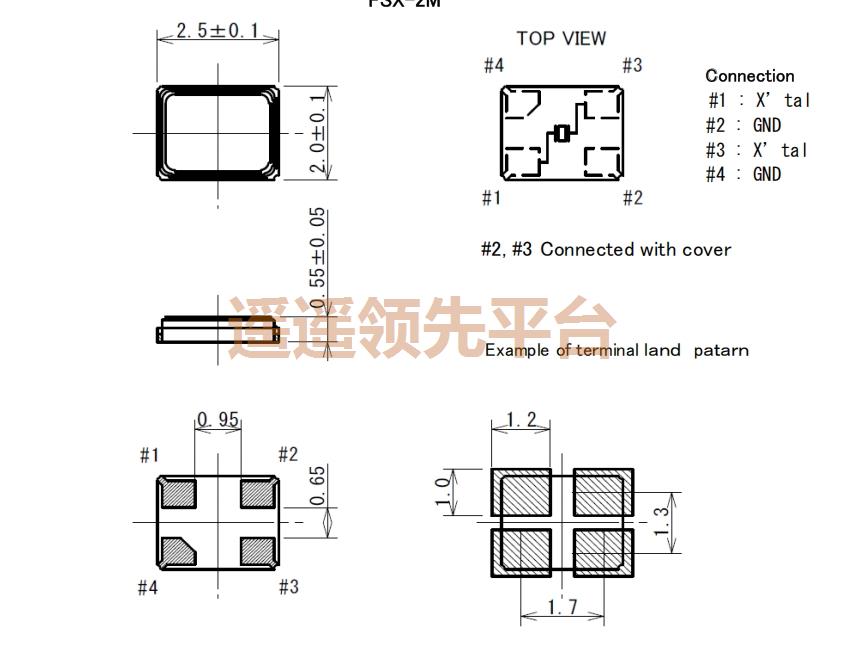 FCT2M03276807E5,Fujicom富士通无源晶振,FCT-2M贴片晶振