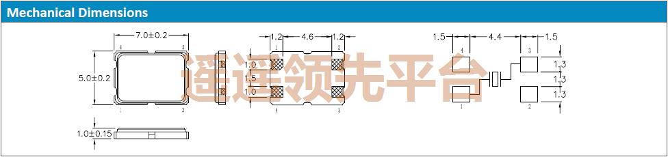 QTC7A12.0000FDT1I20M,夸克进口无源晶振,QTC7A晶振