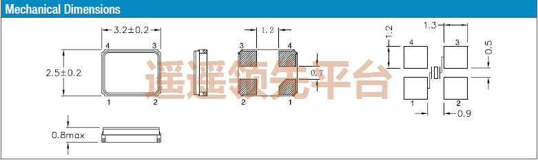 QTC3220.0000FDT1I20M,Quarztechnik欧美晶振,QTC32贴片晶振