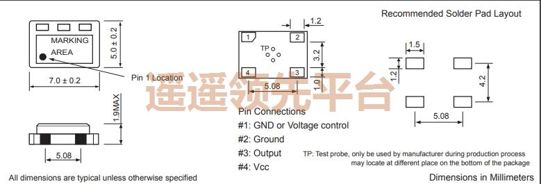 TC75-19M800-BV015B,Fortiming富通晶振,TC75有源晶振