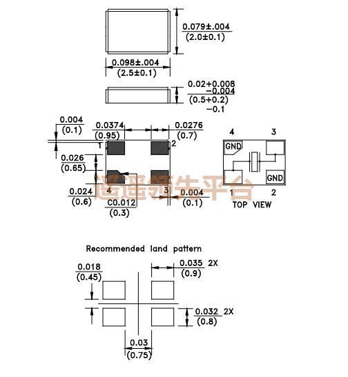 ELM10-12.000MHz-9-7-T,欧美进口AEL晶振,ELM10无源晶振
