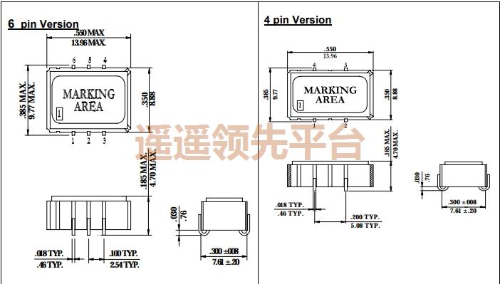 VE8950A-LZ-100-155.520-T-C-EL,RUBYQUARTZ有源晶振,J-LEADED晶振