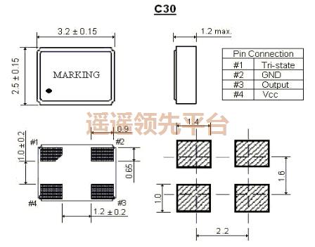C30H25-24.576-15-1.8V,台产进口ITTI晶振,C30有源振荡器