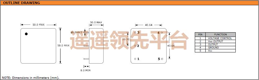 SOC50S12K47A-10.000M,SUNTSU石英晶振,SOC50S欧美晶振
