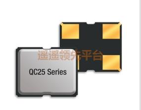 QC2516.0000F12B33R,欧美康泰克进口晶振,QC25无源石英晶振