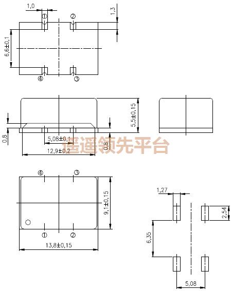 V-7133EP-LF-125.000MHz,KVG有源压控晶振,V-7000有源进口晶振