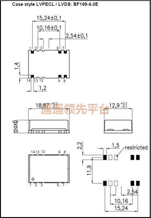 TO-6242FS-LF-100.000MHz,KVG有源贴片晶振,TO-6000振荡器